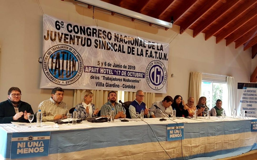 Apertura del Congreso Nacional de la Juventud Sindical de la FATUN