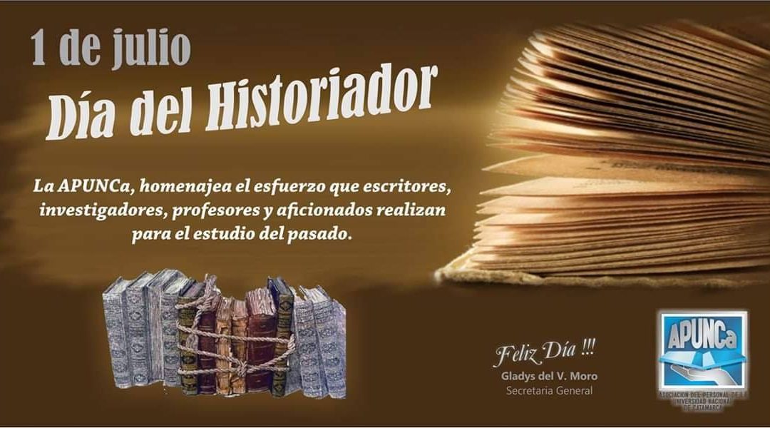 FELIZ DÍA A TODOS LOS COMPAÑEROS Y AMIGOS HISTORIADORES !!!