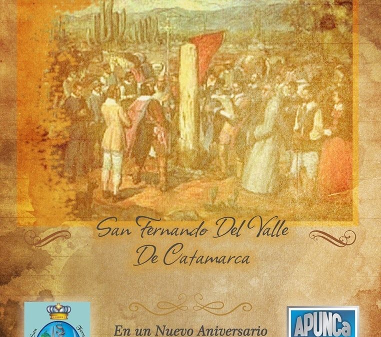 Homenaje en el aniversario de la fundación de San Fernando del Valle de Catamarca.