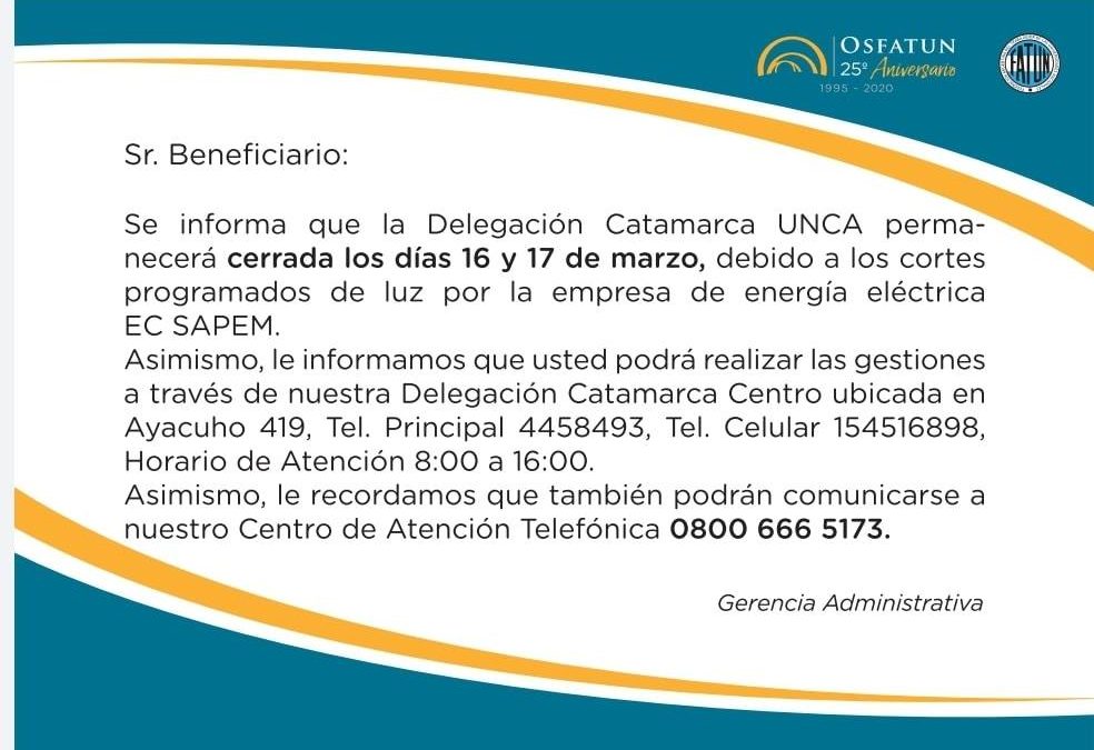 Información Importante.