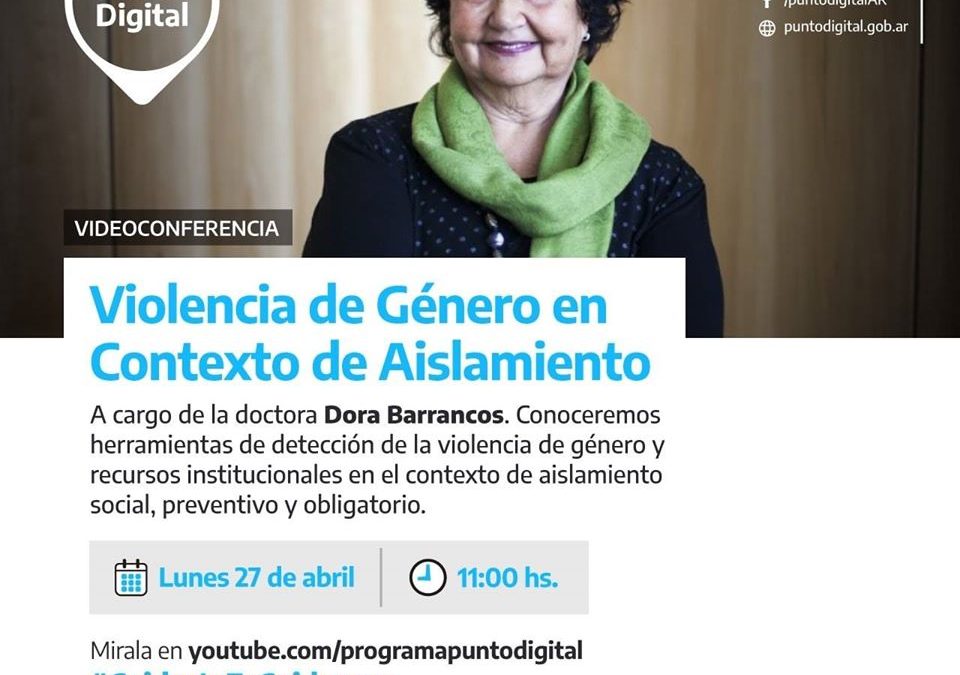 Videoconferencia sobre Violencia de Género en Contexto de Aislamiento.