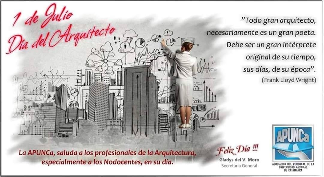 FELIZ DÍA A TODAS LAS ARQUITECTAS Y ARQUITECTOS !!!!