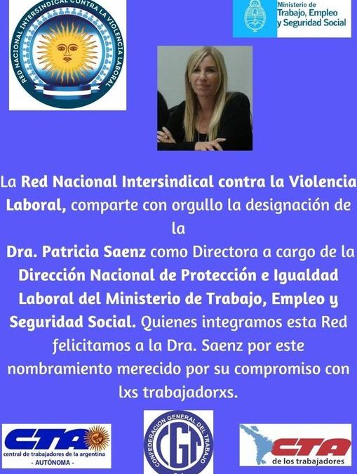Felicitaciones Dra Patricia Saenz !!!