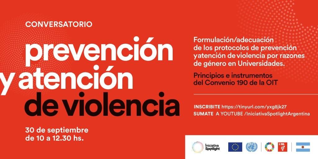 APUNCa invita a participar en el conversatorio: PREVENCIÓN Y ATENCIÓN DE VIOLENCIA.