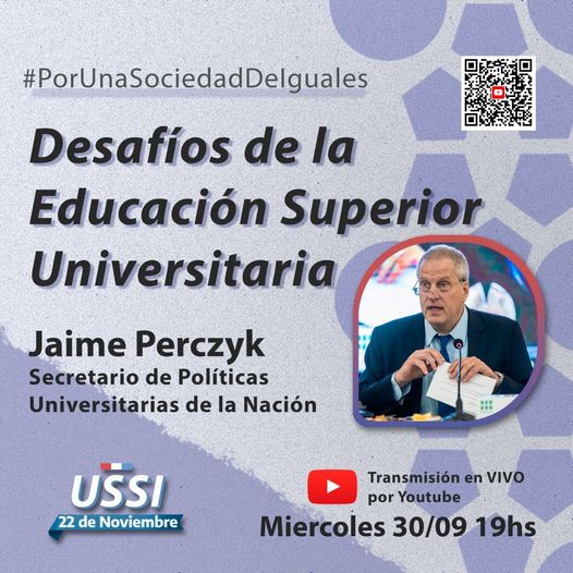 Invitamos a participar en la charla: Desafíos de la Educación Superior Universitaria.