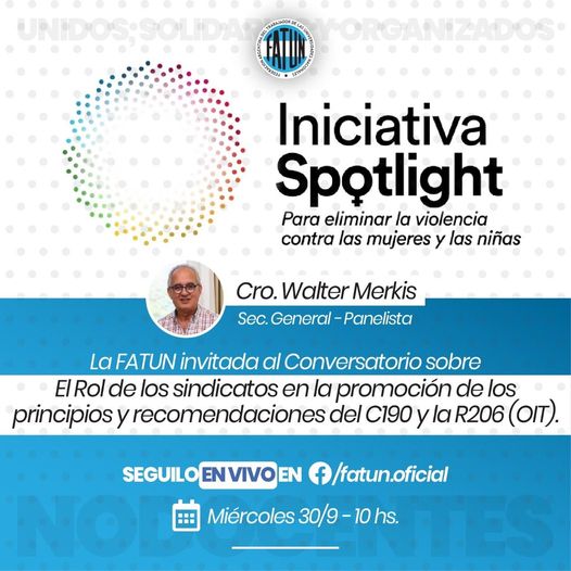 Nuestro Sec. General Walter Merkis, estará como disertante en este importante Conversatorio. Los invitamos a participar.