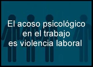 APUNCa, como miembro de la RED NACIONAL INTERSINDICAL CONTRA LA VIOLENCIA LABORAL, TE DECIMOS, DENUNCIA. . . NO TE CALLES!!!!!