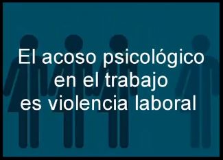 APUNCa, como miembro de la  RED NACIONAL INTERSINDICAL CONTRA LA VIOLENCIA LABORAL, TE DECIMOS, DENUNCIA. . . NO TE CALLES!!!!!