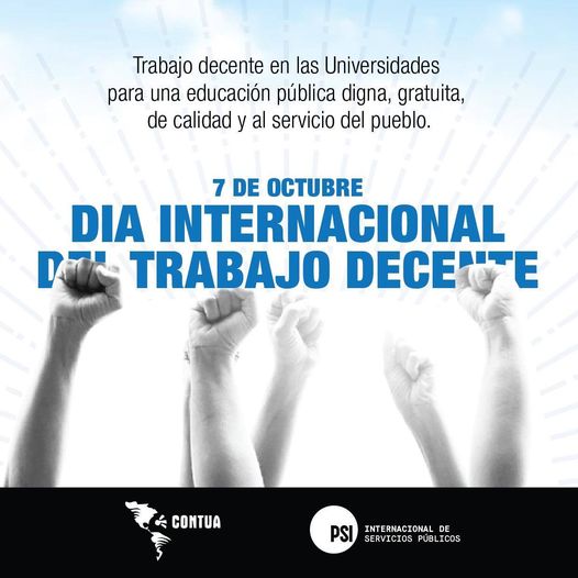 7 de Octubre                              Día del Trabajo Decente