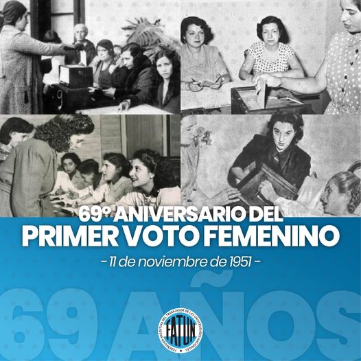 A 69 AÑOS DEL PRIMER VOTO FEMENINO
