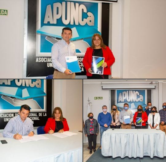 FIRMA DE CONVENIO POR PRESTACIONES TURÍSTICAS ENTRE LA APUNCa Y LA MUNICIPALIDAD DE FRAY MAMERTO ESQUIÚ