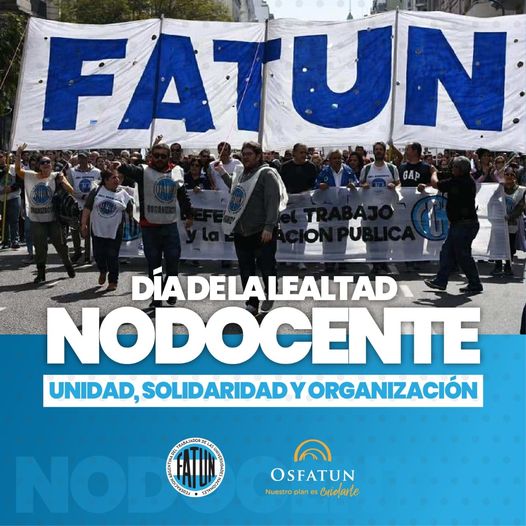 Día de la Lealtad No Docente