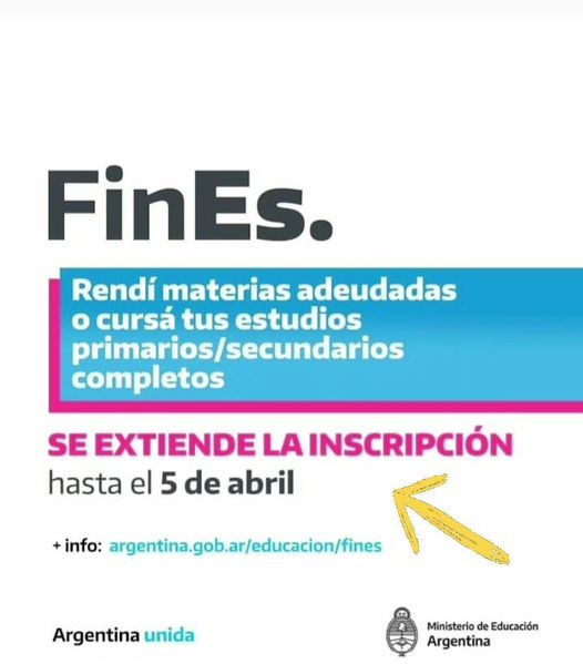 INTERESANTE OPORTUNIDAD PARA TERMINAR TUS ESTUDIOS PRIMARIOS Y SECUNDARIOS